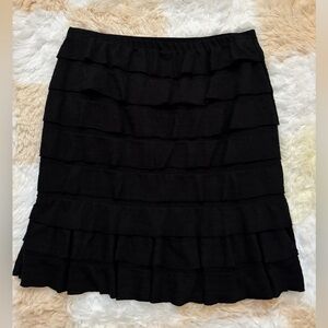‼️ Sale ‼️ Max Studio Black Ruffled Mini Skirt